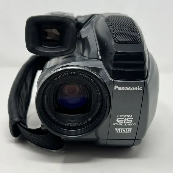 Panasonic PV-L501D Palmcorder Palmsight VHS-C Camcorder Video‎ Camera w/ Extras - Picture 6 of 16